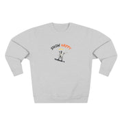 Custom Pet Portrait Sweatshirt - 1:1 Personalized | Snowboarding Theme