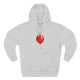 Custom Pet Portrait Hoodie - 1:1 Personalized | Balloon-Red Theme