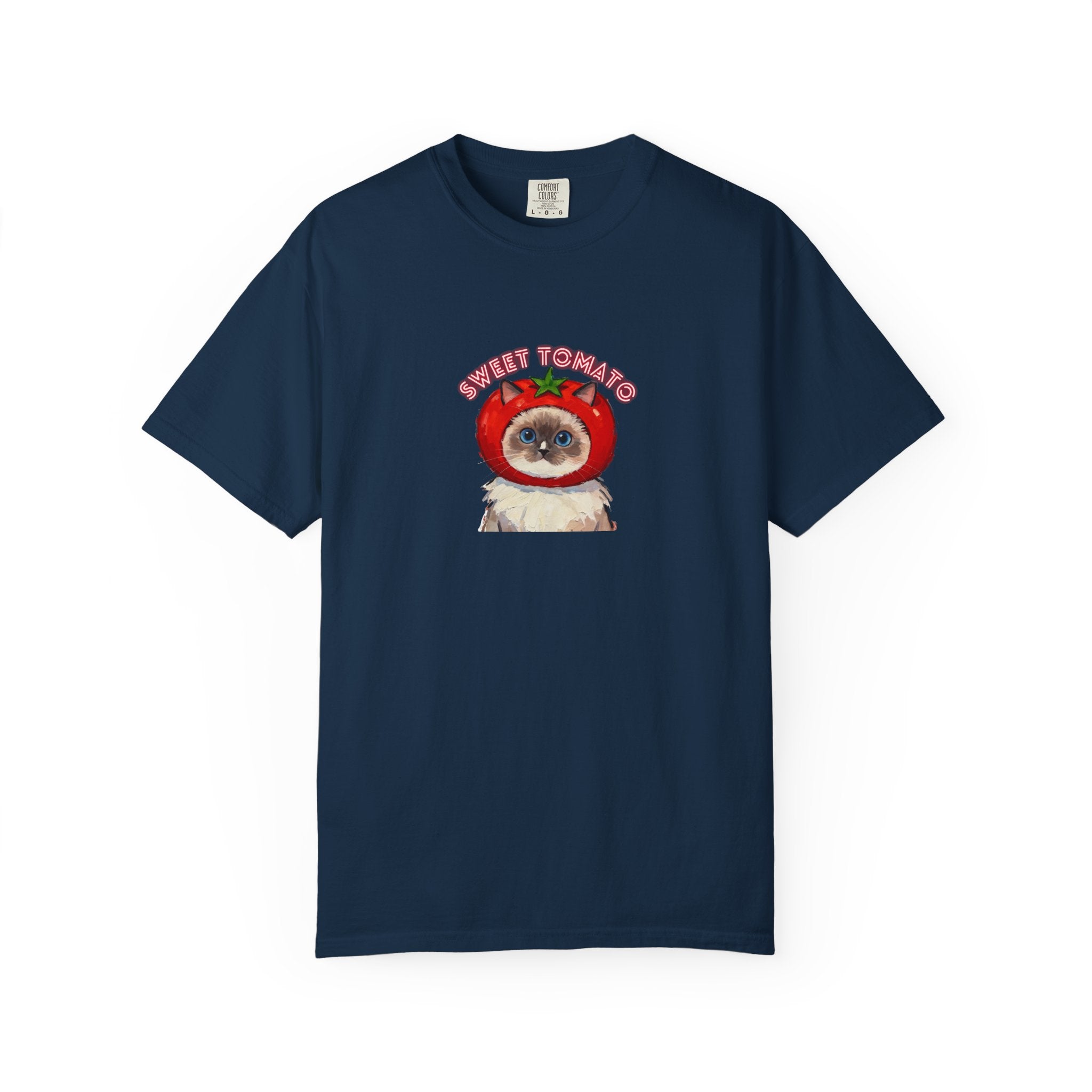 Custom Pet Portrait T-Shirt - 1:1 Personalized | Tomato Theme