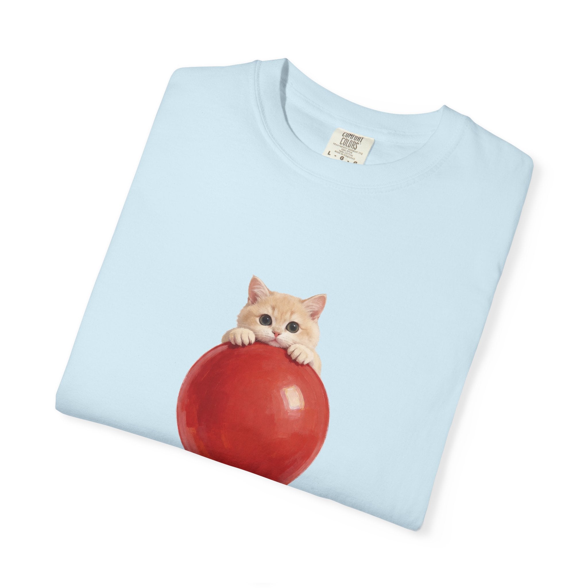 Custom Pet Portrait T-Shirt - 1:1 Personalized | Balloon-Red Theme