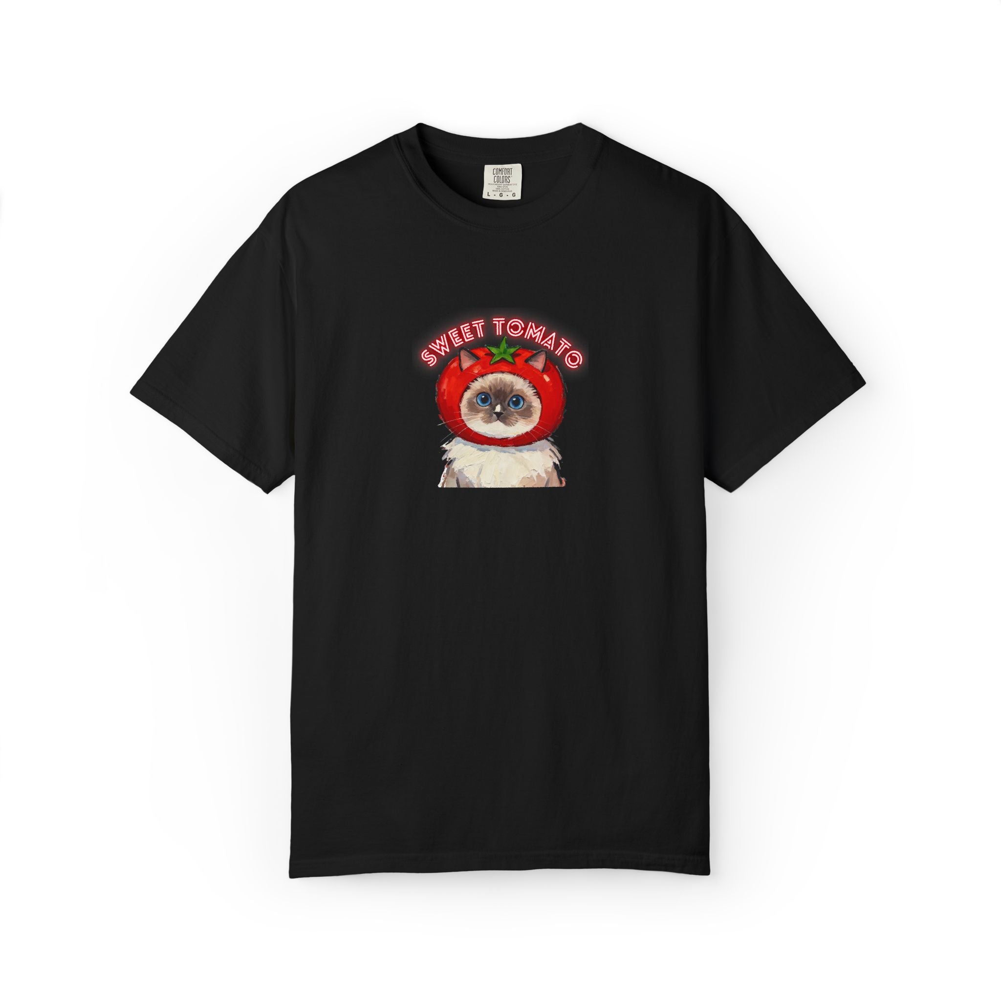 Custom Pet Portrait T-Shirt - 1:1 Personalized | Tomato Theme