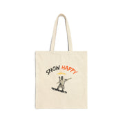 Custom Pet Portrait Tote Bag - 1:1 Personalized | Snowboarding Theme