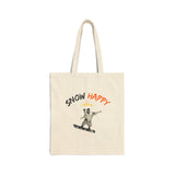 Custom Pet Portrait Tote Bag - 1:1 Personalized | Snowboarding Theme