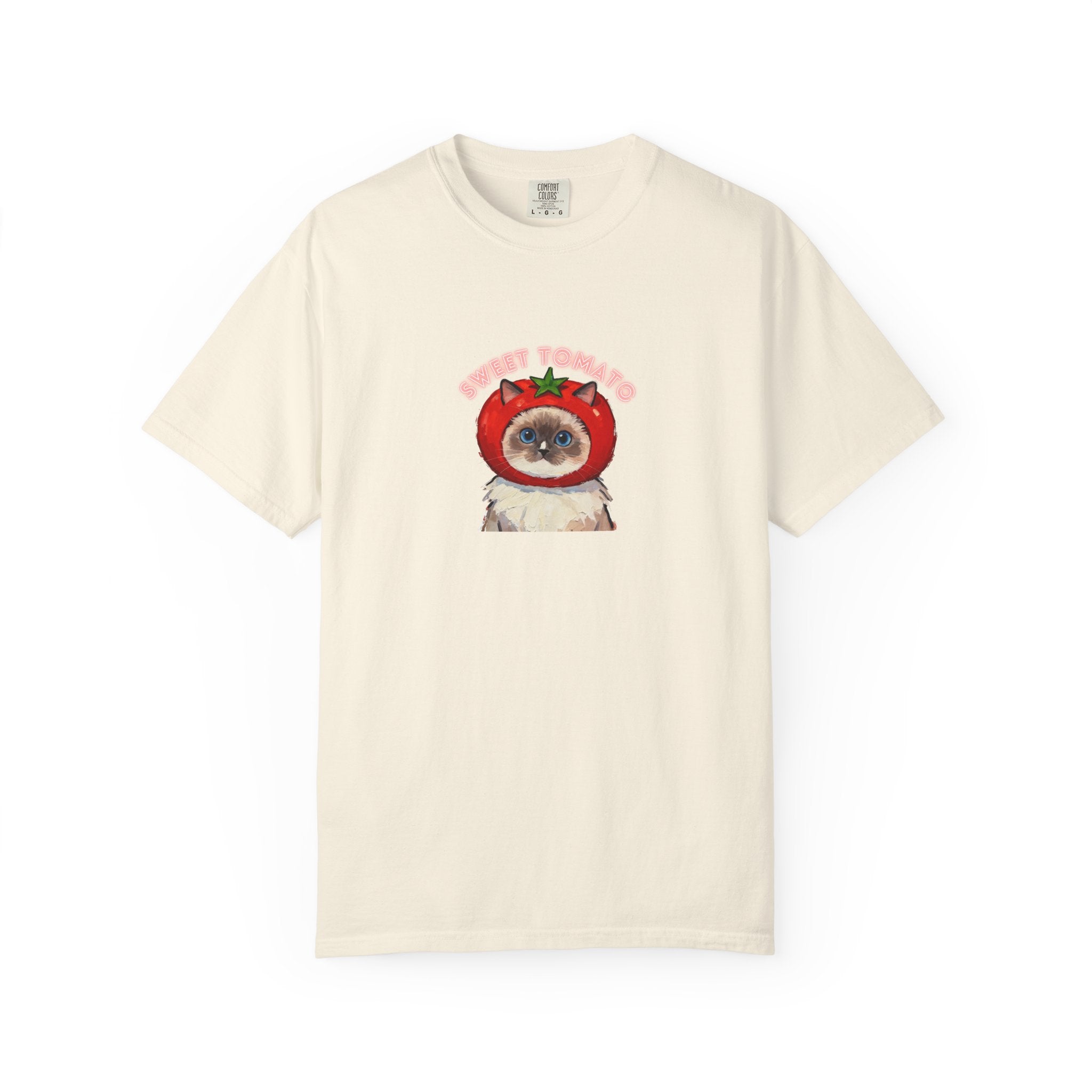 Custom Pet Portrait T-Shirt - 1:1 Personalized | Tomato Theme