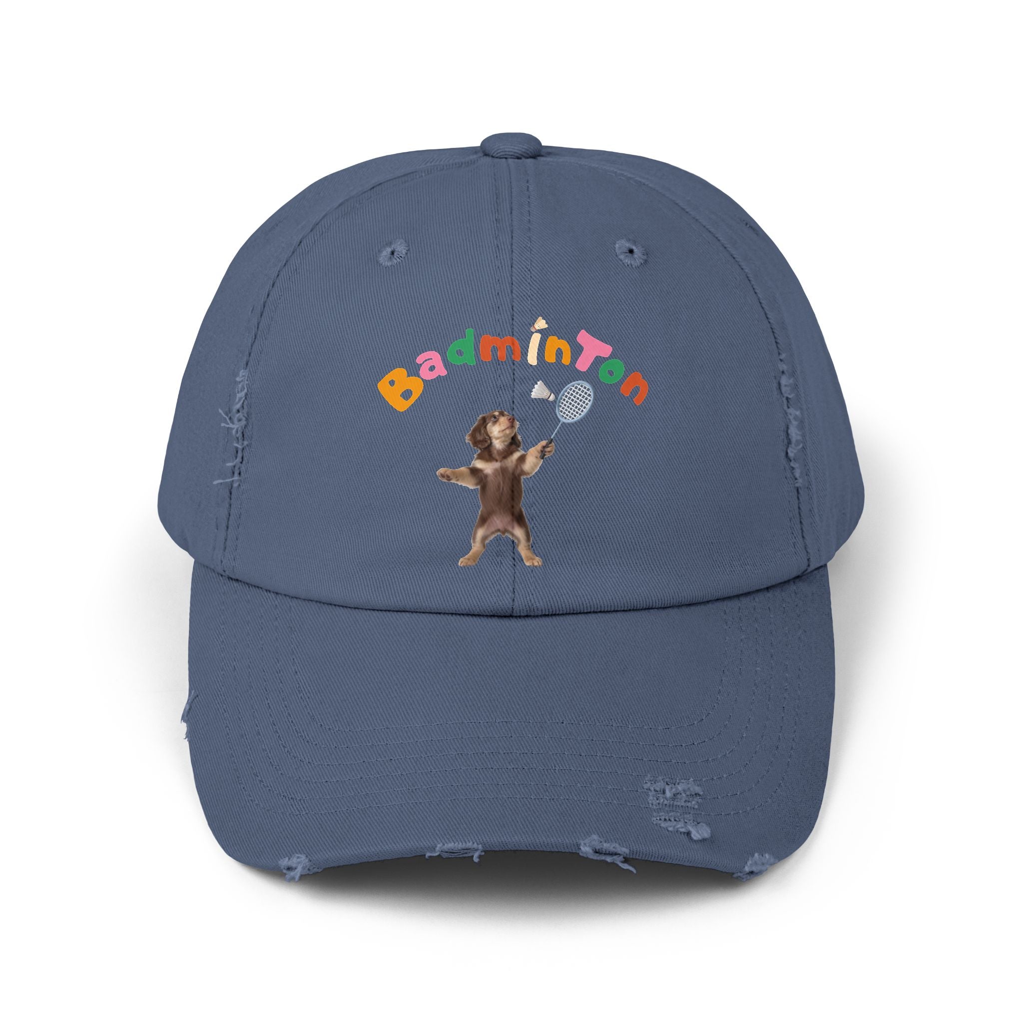 Custom Pet Portrait Cap - 1:1 Personalized | Badminton Theme