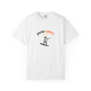 Custom Pet Portrait T-Shirt - 1:1 Personalized | Snowboarding Theme