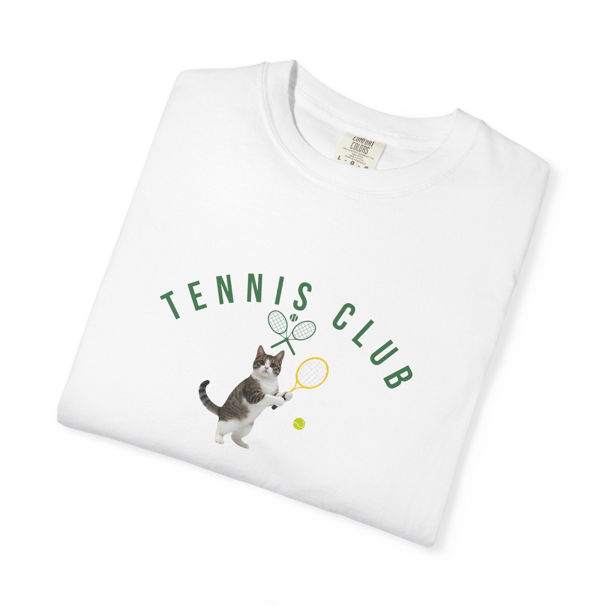 Custom Pet Portrait T-Shirt - 1:1 Personalized | Tennis Theme