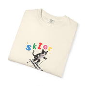 Custom Pet Portrait T-Shirt - 1:1 Personalized | Skiing Theme
