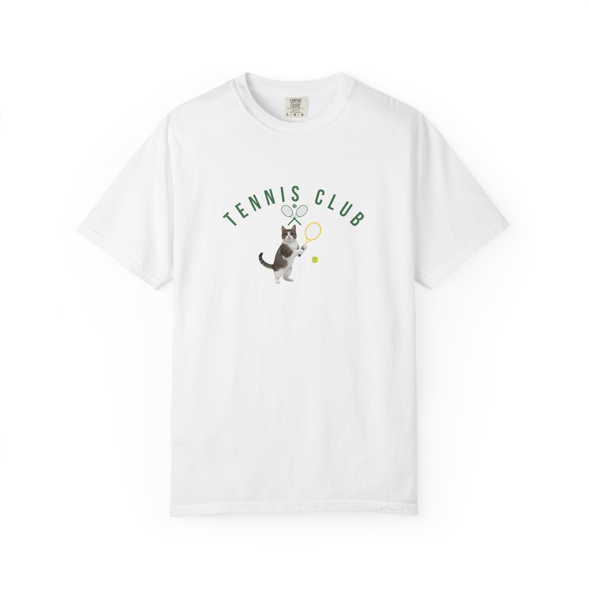 Custom Pet Portrait T-Shirt - 1:1 Personalized | Tennis Theme