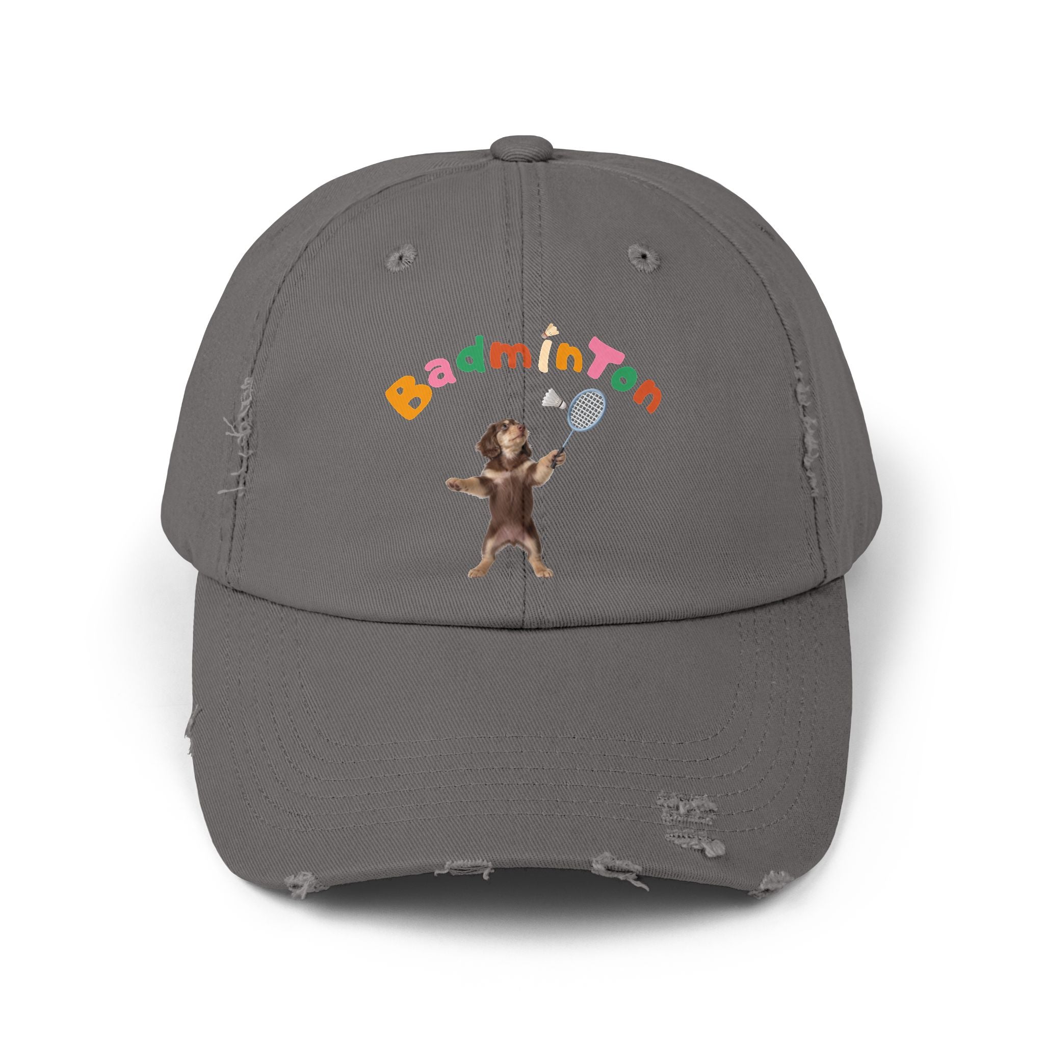 Custom Pet Portrait Cap - 1:1 Personalized | Badminton Theme