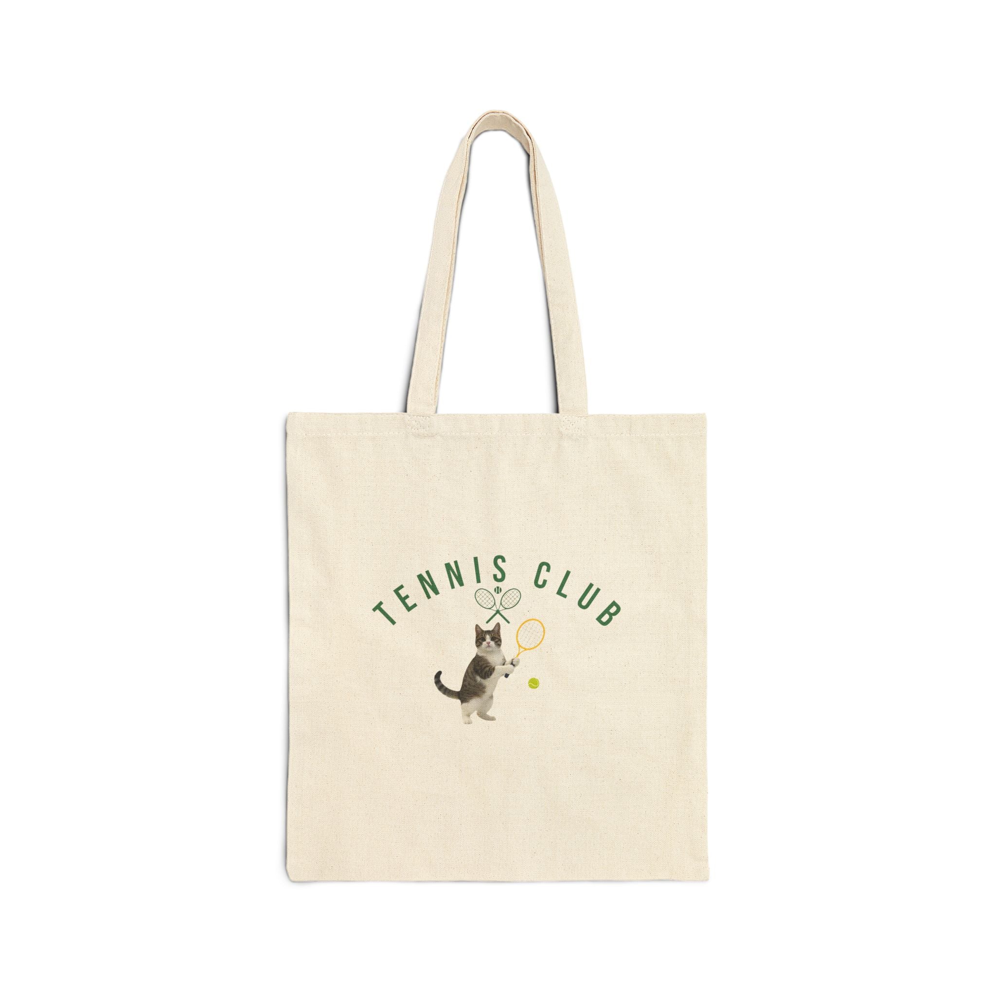 Custom Pet Portrait Tote Bag - 1:1 Personalized | Tennis Theme