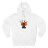 Custom Pet Portrait Hoodie - 1:1 Personalized | Pumpkin Theme