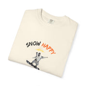 Custom Pet Portrait T-Shirt - 1:1 Personalized | Snowboarding Theme