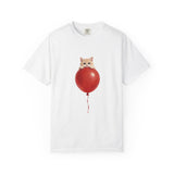 Custom Pet Portrait T-Shirt - 1:1 Personalized | Balloon-Red Theme