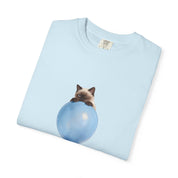 Custom Pet Portrait T-Shirt - 1:1 Personalized | Balloon-Blue Theme