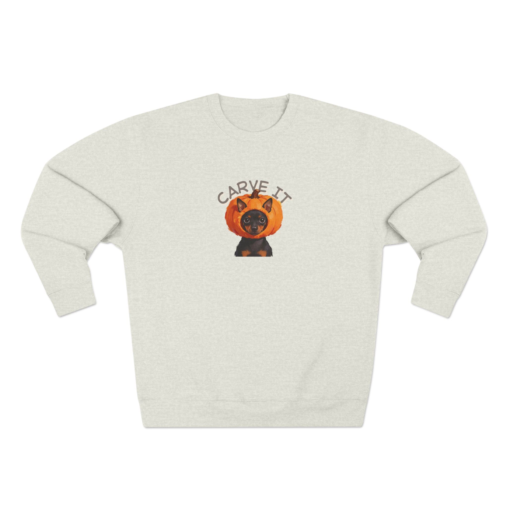 Custom Pet Portrait  Sweatshirt - 1:1 Personalized | Pumpkin Theme