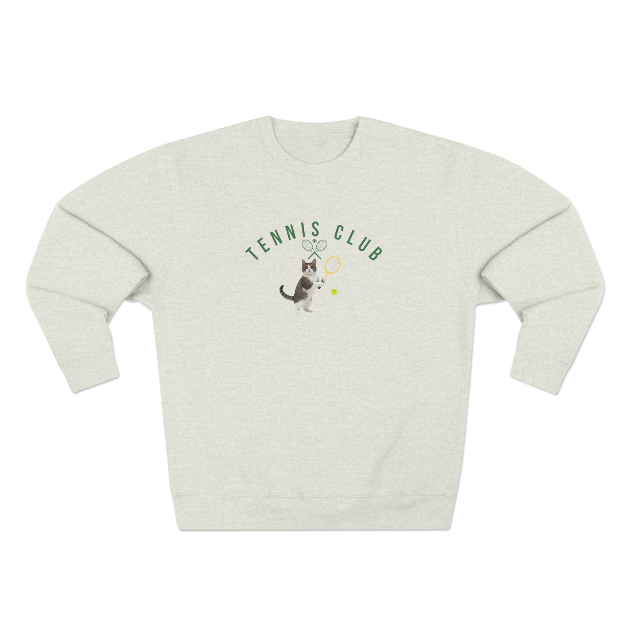 Custom Pet Portrait Sweatshirt - 1:1 Personalized | Tennis Theme