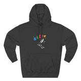 Custom Pet Portrait Hoodie - 1:1 Personalized | Skiing Theme