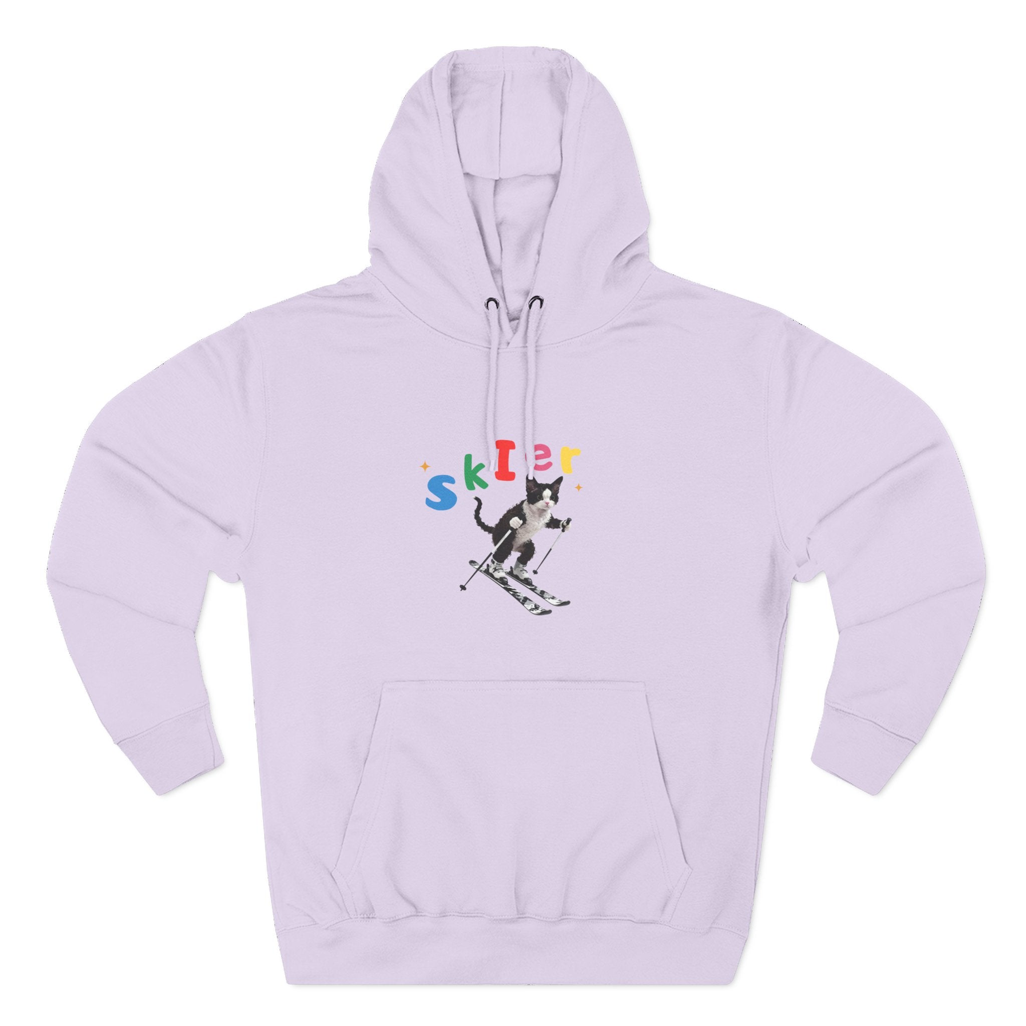 Custom Pet Portrait Hoodie - 1:1 Personalized | Skiing Theme