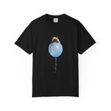 Custom Pet Portrait T-Shirt - 1:1 Personalized | Balloon-Blue Theme