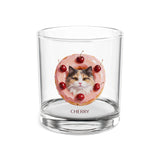Custom Pet Portrait Glass - 1:1 Personalized | Donut Theme