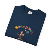 Custom Pet Portrait T-Shirt - 1:1 Personalized | Badminton Theme