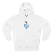 Custom Pet Portrait Hoodie - 1:1 Personalized | Balloon-Blue Theme
