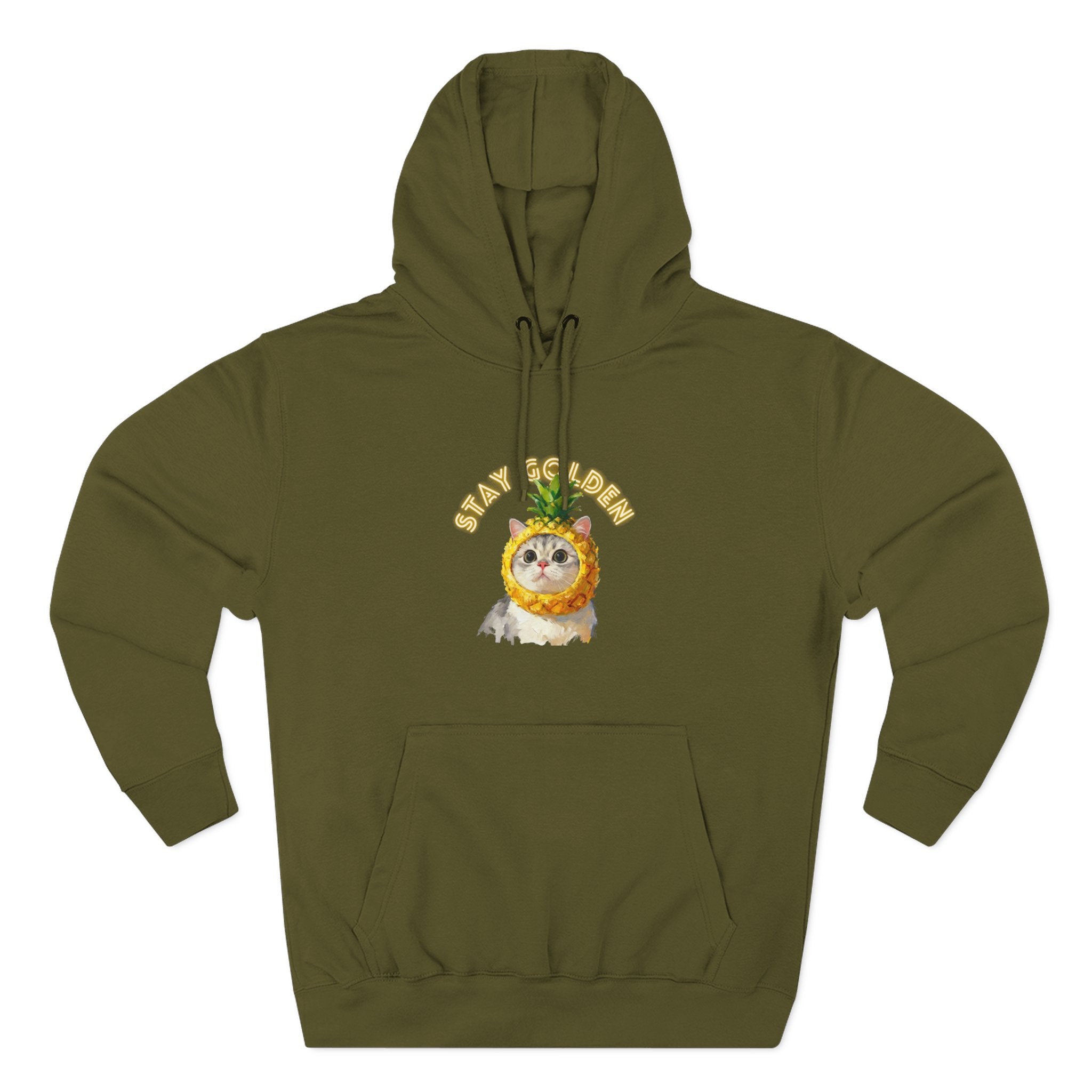 Custom Pet Portrait Hoodie - 1:1 Personalized | Pineapple Theme