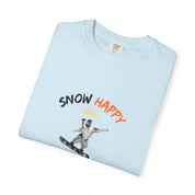 Custom Pet Portrait T-Shirt - 1:1 Personalized | Snowboarding Theme