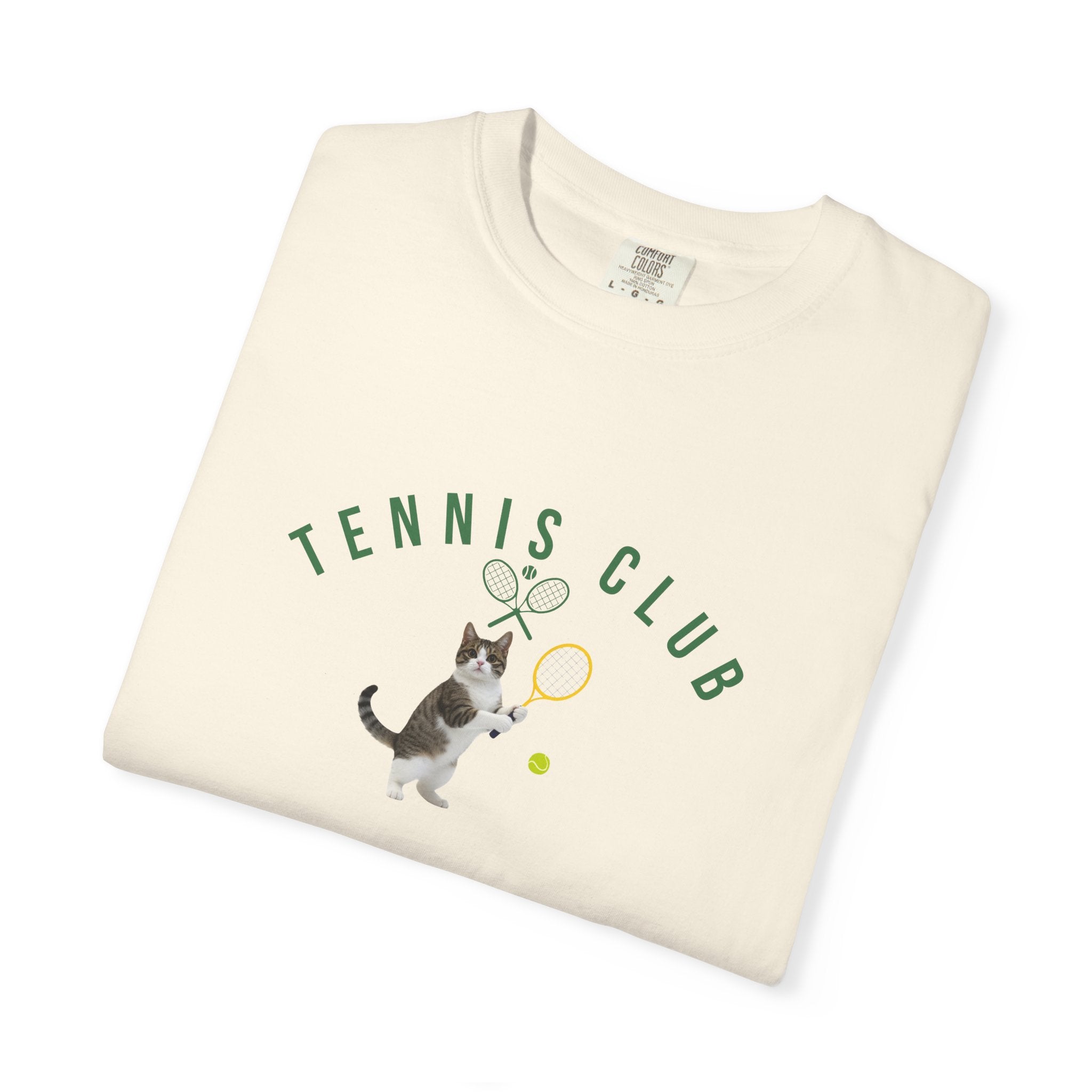 Custom Pet Portrait T-Shirt - 1:1 Personalized | Tennis Theme