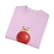 Custom Pet Portrait T-Shirt - 1:1 Personalized | Balloon-Red Theme