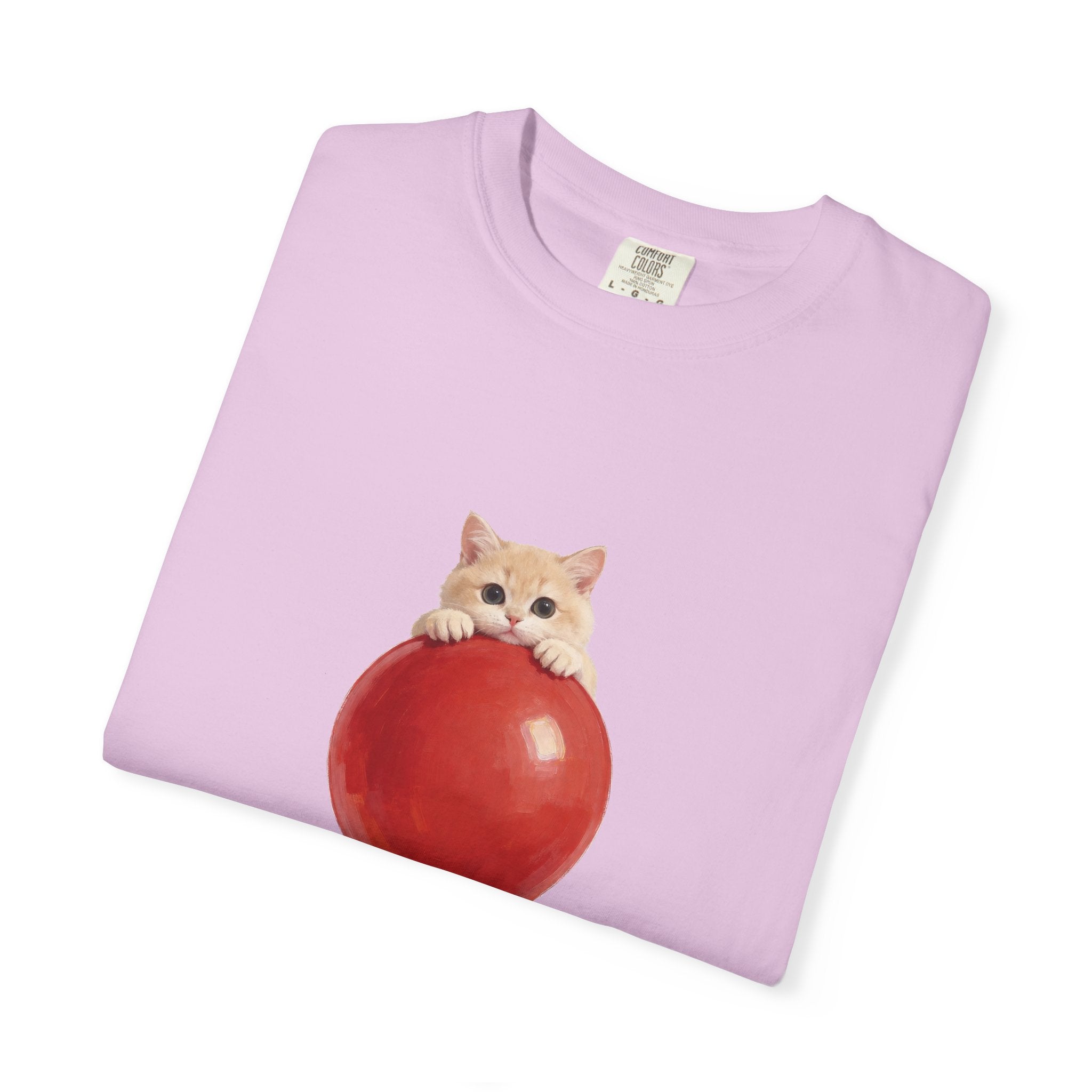Custom Pet Portrait T-Shirt - 1:1 Personalized | Balloon-Red Theme