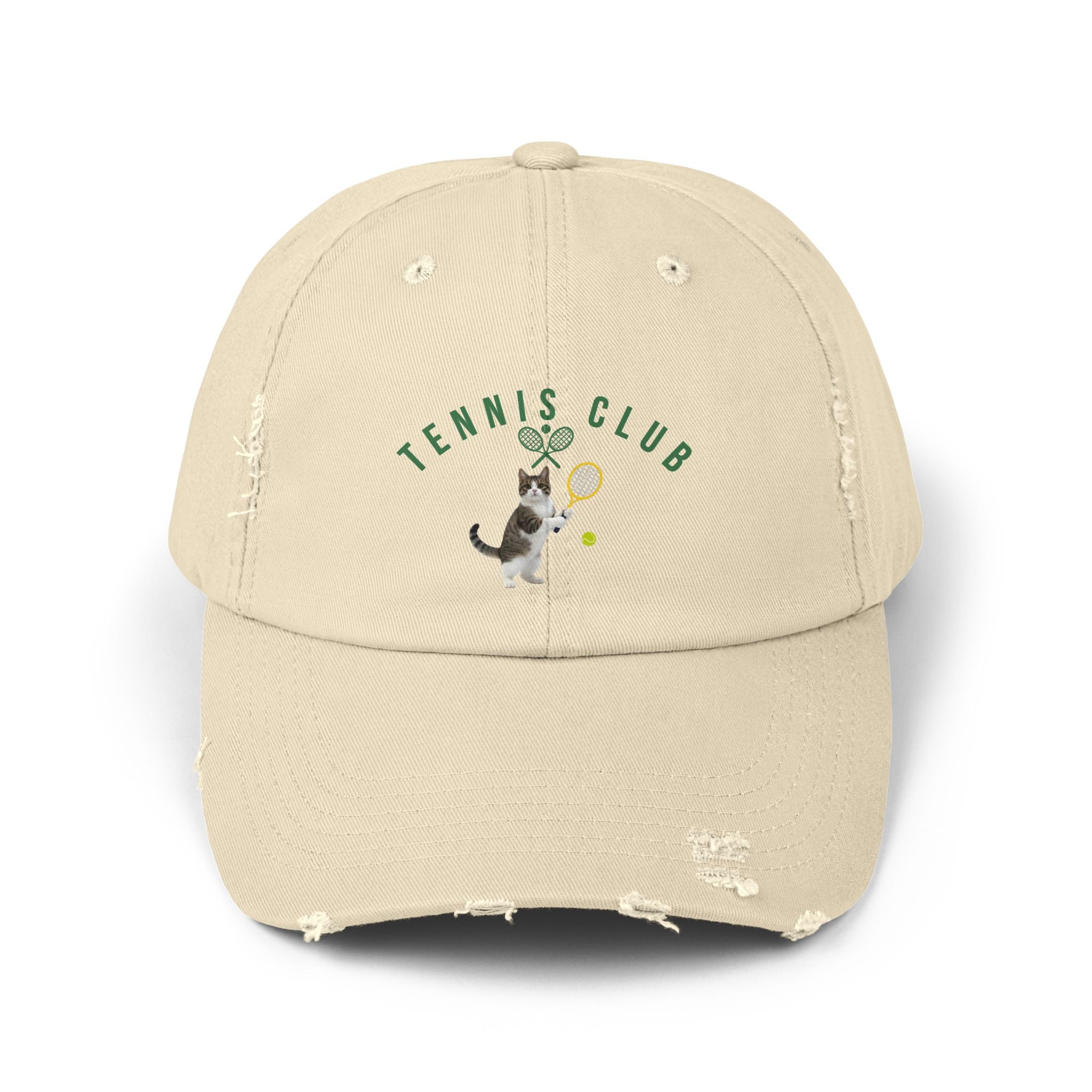 Custom Pet Portrait Cap - 1:1 Personalized | Tennis Theme