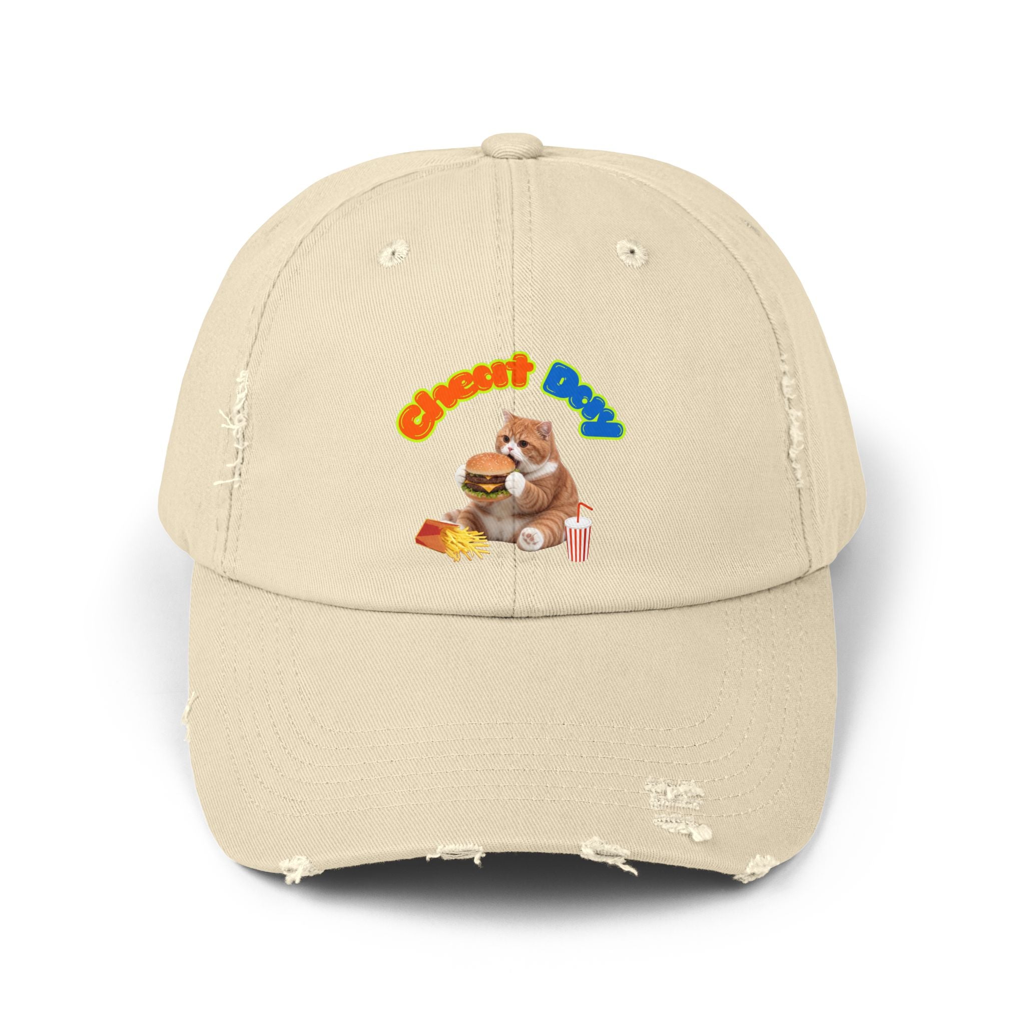 Custom Pet Portrait Cap - 1:1 Personalized |CheatDay Theme