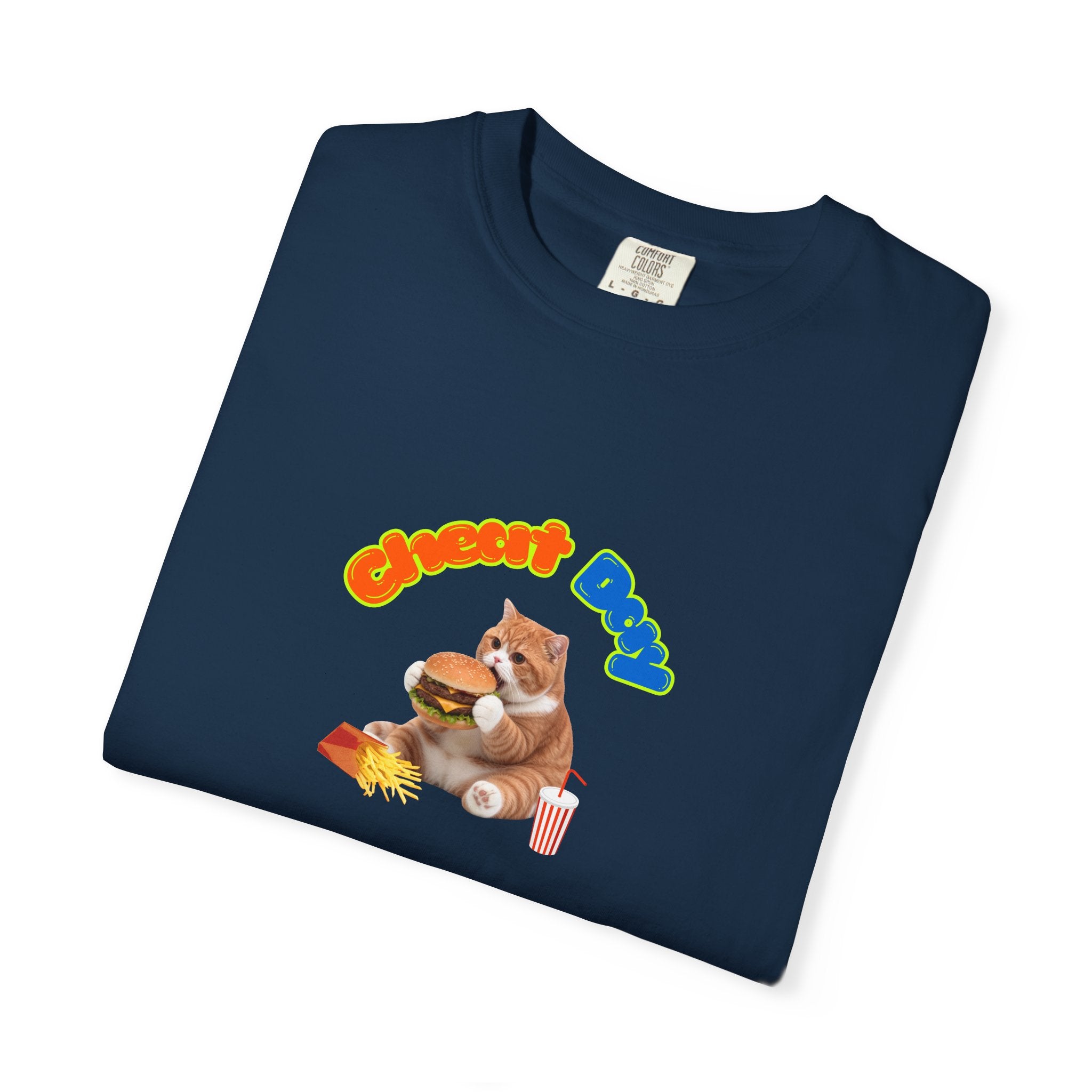 Custom Pet Portrait T-Shirt - 1:1 Personalized | CheatDay Theme