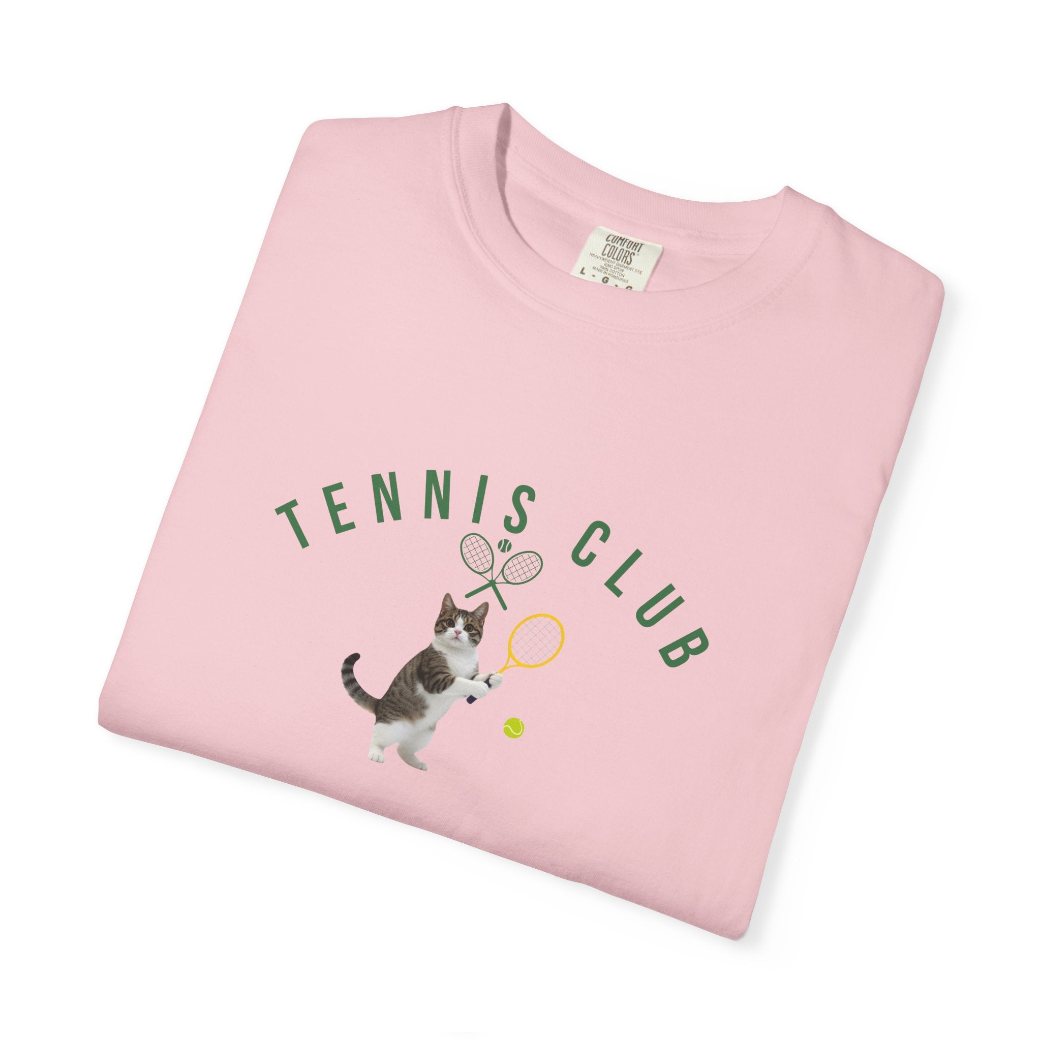 Custom Pet Portrait T-Shirt - 1:1 Personalized | Tennis Theme
