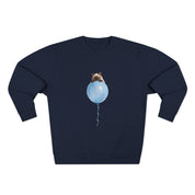 Custom Pet Portrait Sweatshirt - 1:1 Personalized | Balloon-Blue Theme