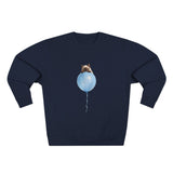 Custom Pet Portrait Sweatshirt - 1:1 Personalized | Balloon-Blue Theme