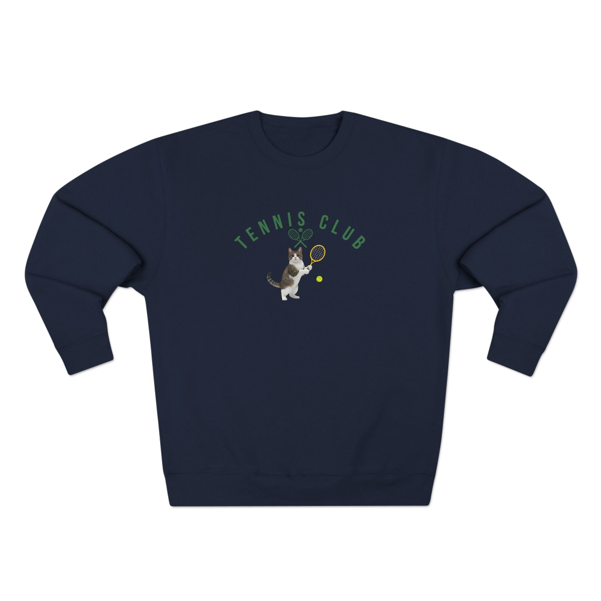 Custom Pet Portrait Sweatshirt - 1:1 Personalized | Tennis Theme