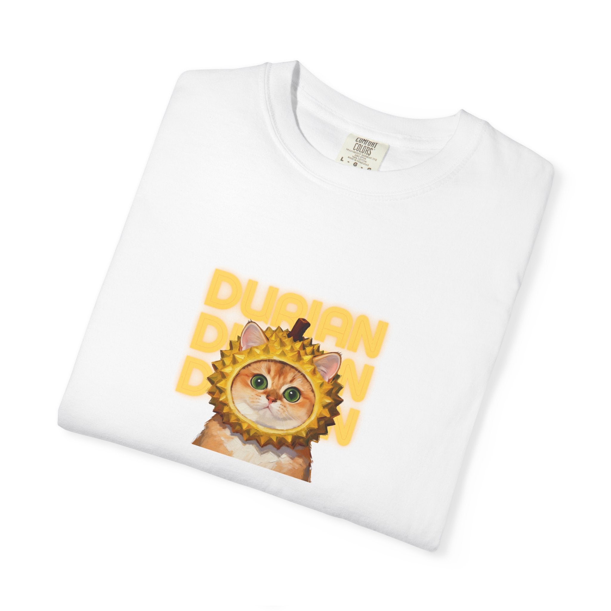 Custom Pet Portrait T-Shirt - 1:1 Personalized | Durian Theme