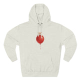 Custom Pet Portrait Hoodie - 1:1 Personalized | Balloon-Red Theme