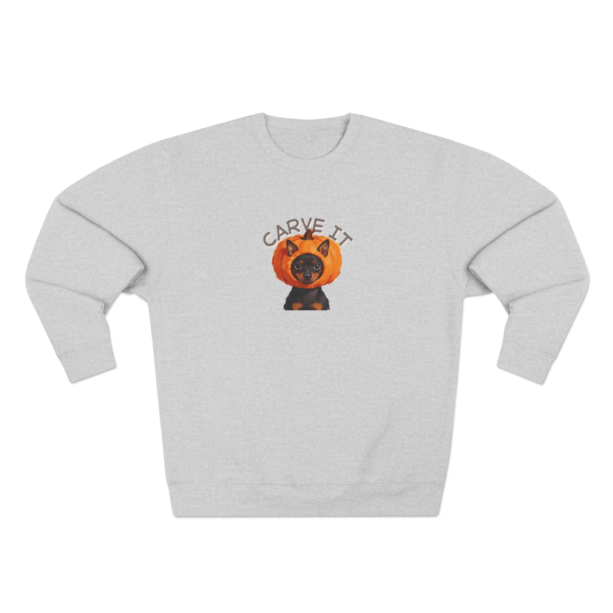Custom Pet Portrait  Sweatshirt - 1:1 Personalized | Pumpkin Theme