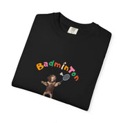 Custom Pet Portrait T-Shirt - 1:1 Personalized | Badminton Theme