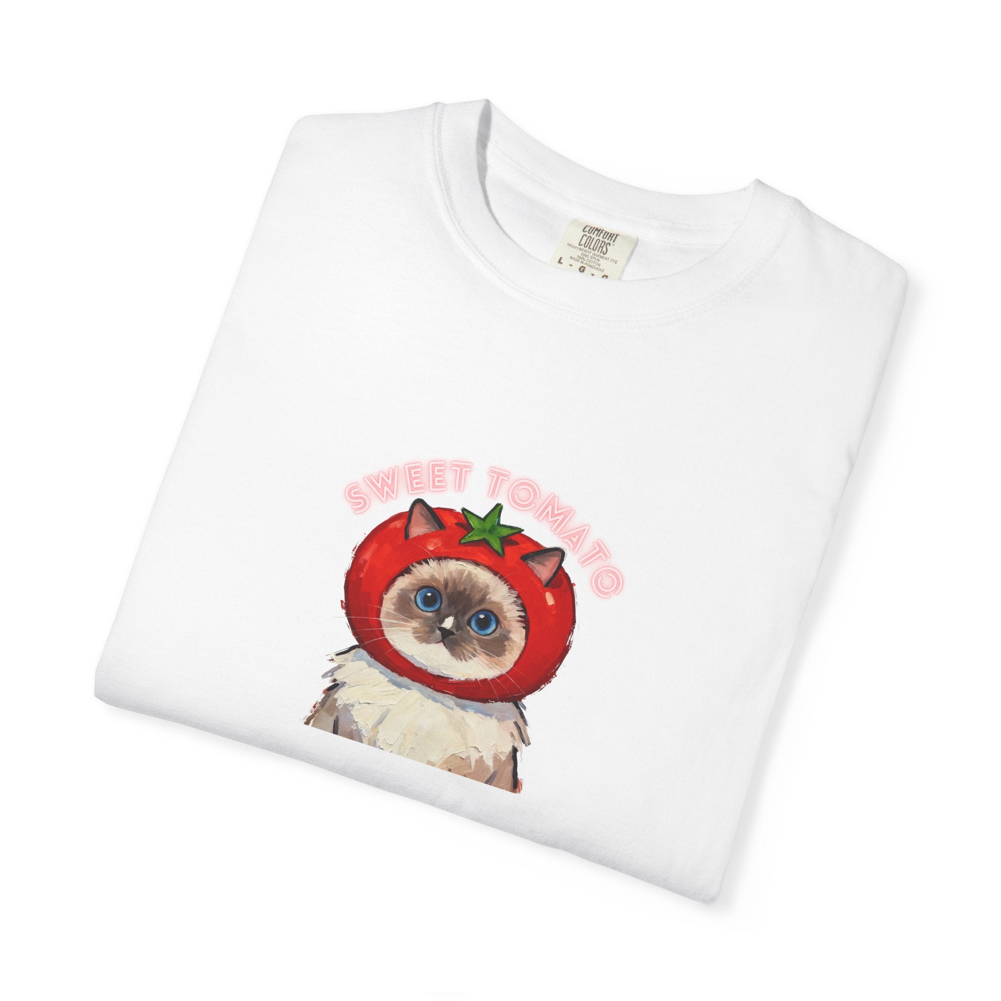 Custom Pet Portrait T-Shirt - 1:1 Personalized | Tomato Theme