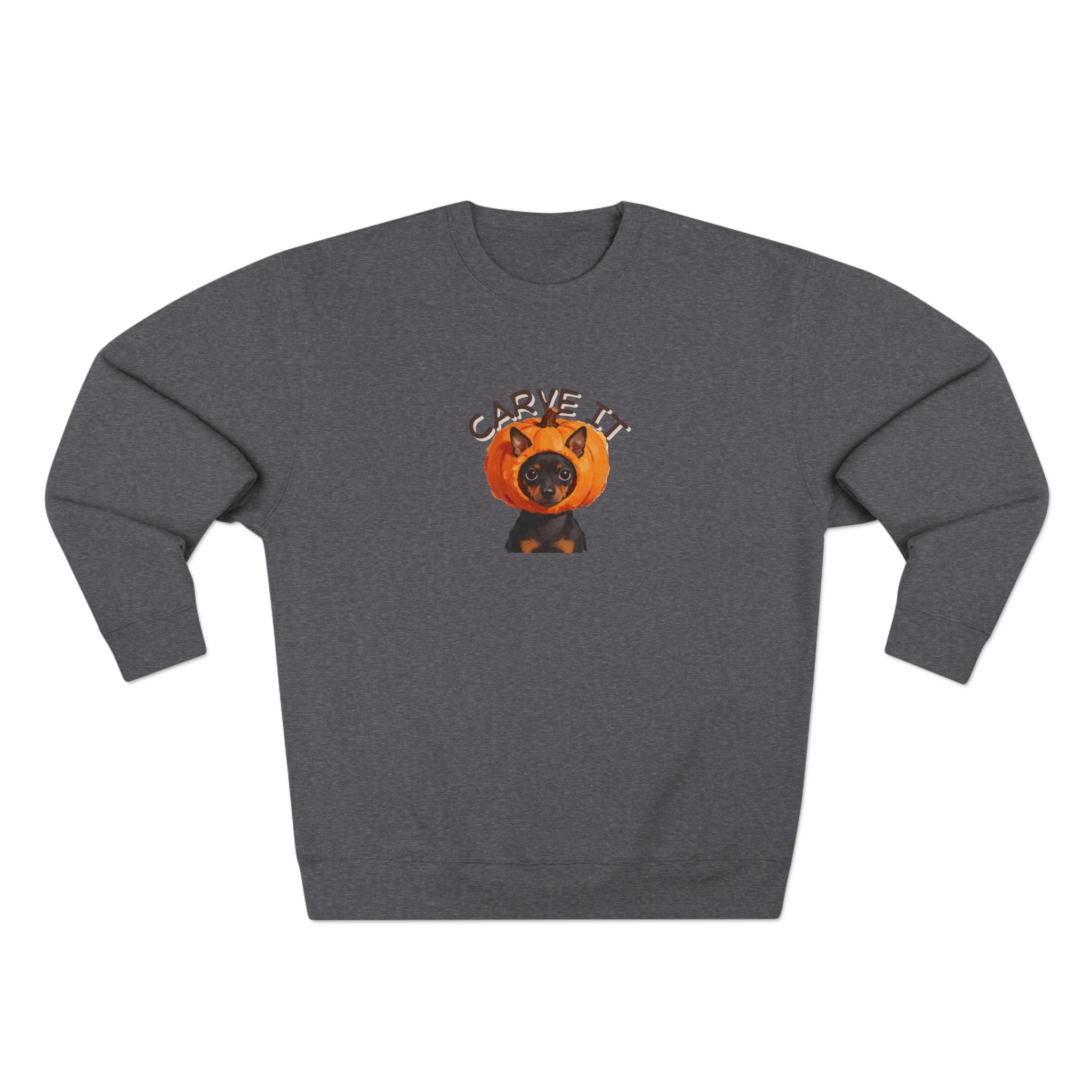 Custom Pet Portrait  Sweatshirt - 1:1 Personalized | Pumpkin Theme