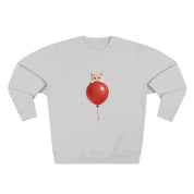 Custom Pet Portrait Sweatshirt - 1:1 Personalized | Balloon-Red Theme