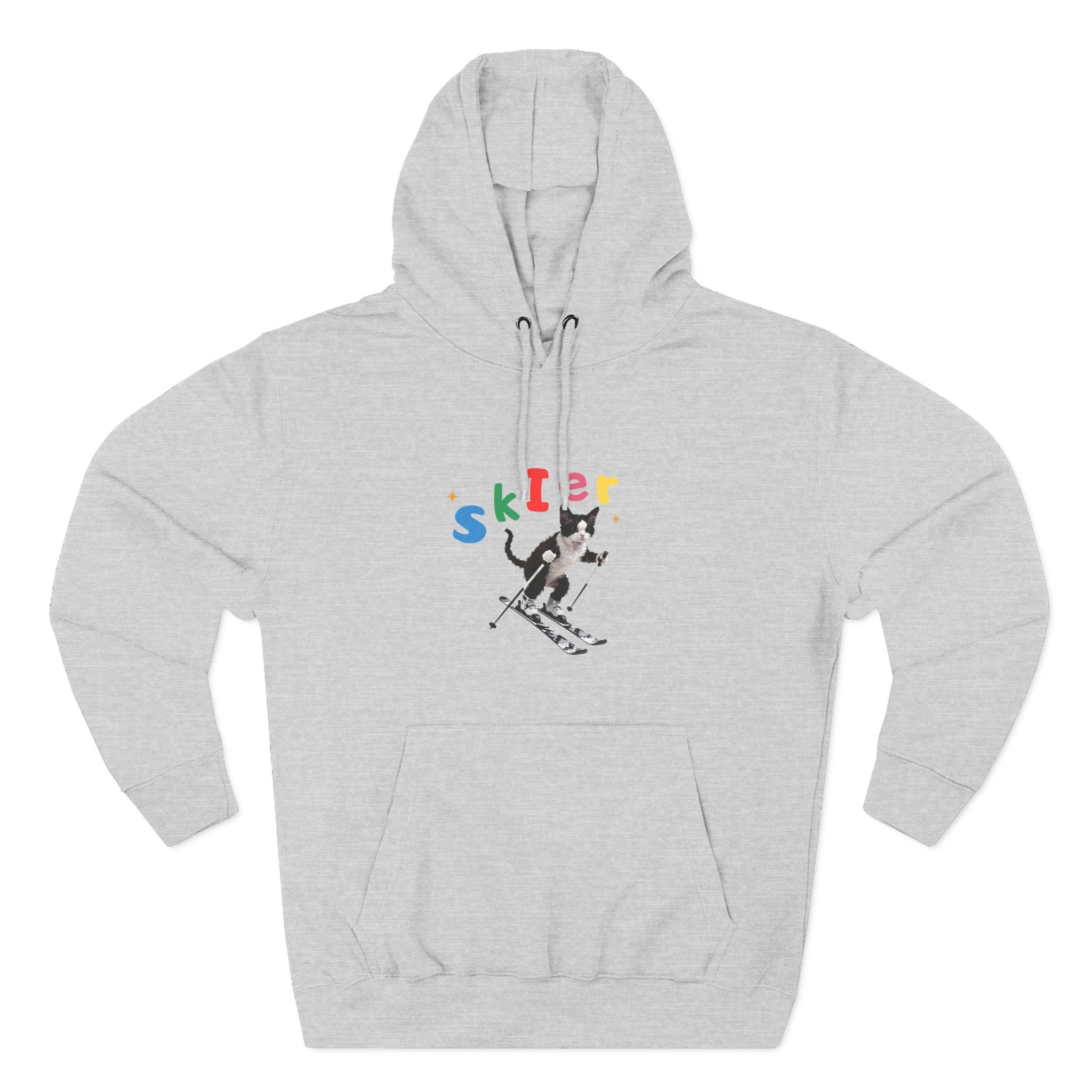 Custom Pet Portrait Hoodie - 1:1 Personalized | Skiing Theme