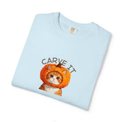 Custom Pet Portrait T-Shirt - 1:1 Personalized | Pumpkin Theme