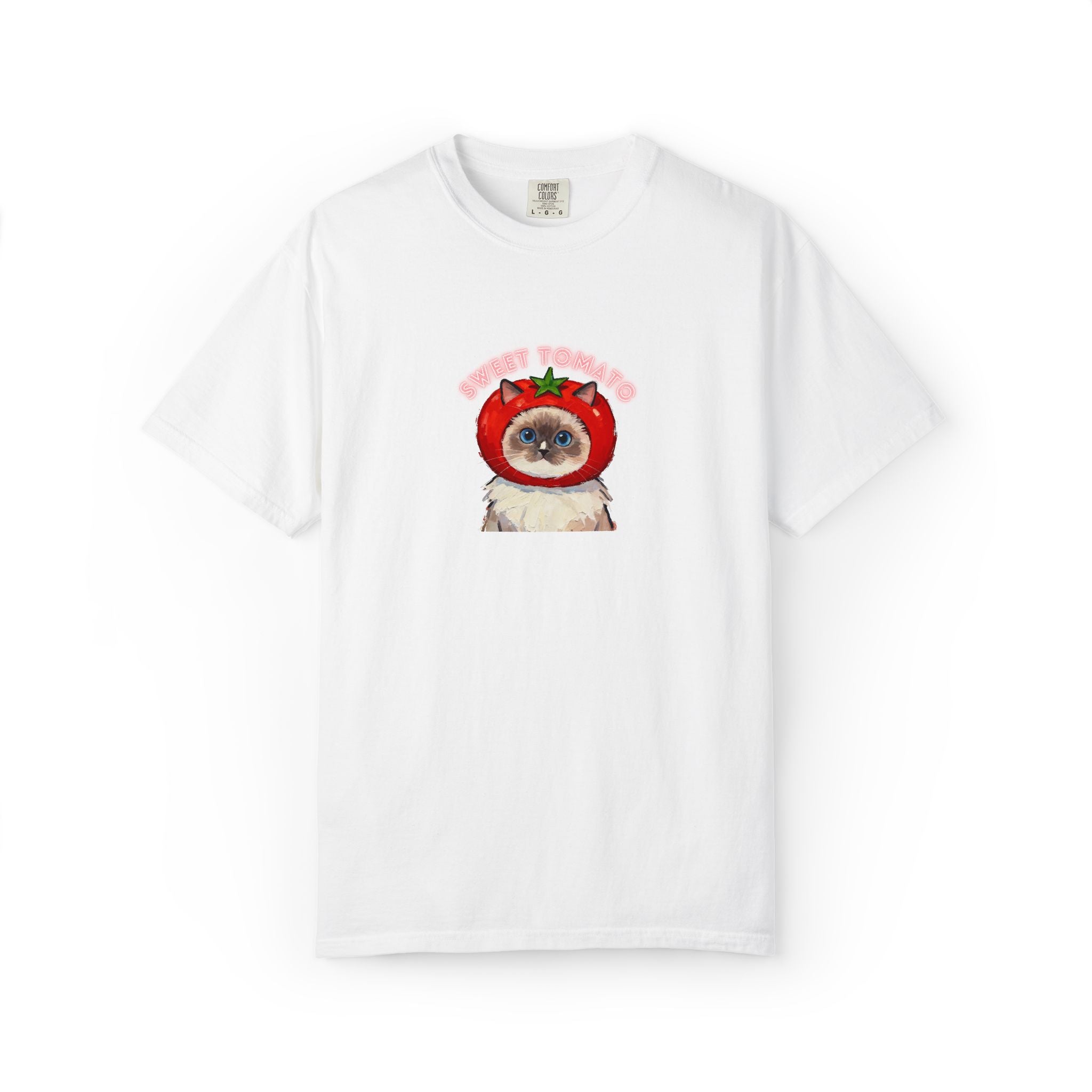 Custom Pet Portrait T-Shirt - 1:1 Personalized | Tomato Theme