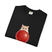 Custom Pet Portrait T-Shirt - 1:1 Personalized | Balloon-Red Theme